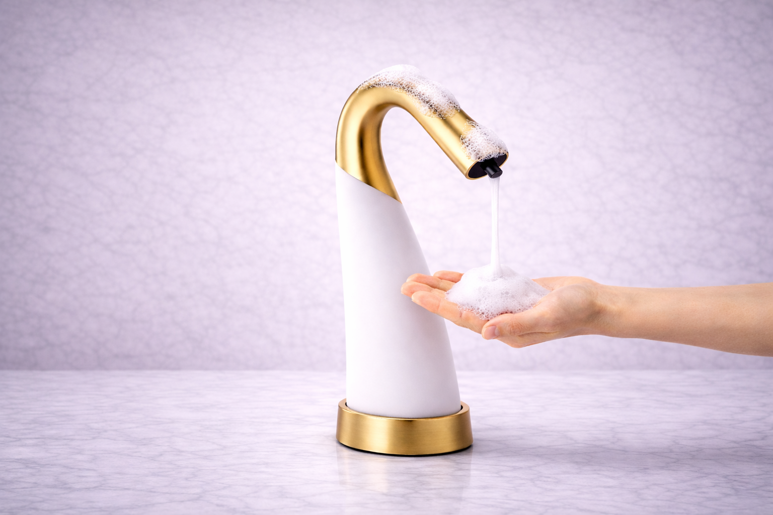AC/DC touchless soap dispenser